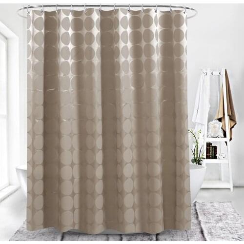 European style shower curtain Thickened polyester waterproof shower curtain Hotel toilet curtain custom made wholesale