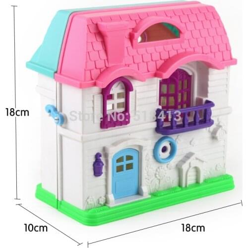 Play house toy Play House Toys Our Happy Family Theme Villa Suit Girl Child Doll Multicolor Plastic 2-4 Years Girls 2020