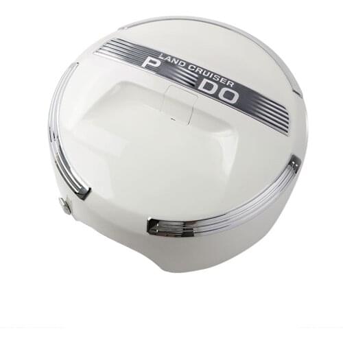 A Set Back Wheel Spare Tire Cover Trim Strips Sticker For Toyota Cruiser Prado FJ150 FJ 150 2010 - 2019 ABS Chrome