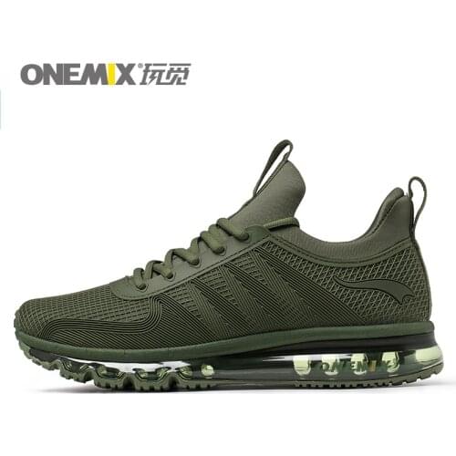 ONEMIX Men Running Shoes Women KPU Mesh Air Sole Athletic Trainers Tennis Sports Boots Cushion Outdoor Road Walking Sneakers 47