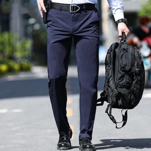 Summer Ultra Thin Tactical Pants Army Fan Mens Stretch Breathable Slim Trousers Commuting Outdoor Combat Military Pants Male