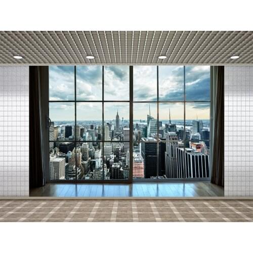 Lyavshi Stunningly Beautiful City View Building Shiny Sunshine Interior Photo Photography Backdrops Photocall Photo Studio