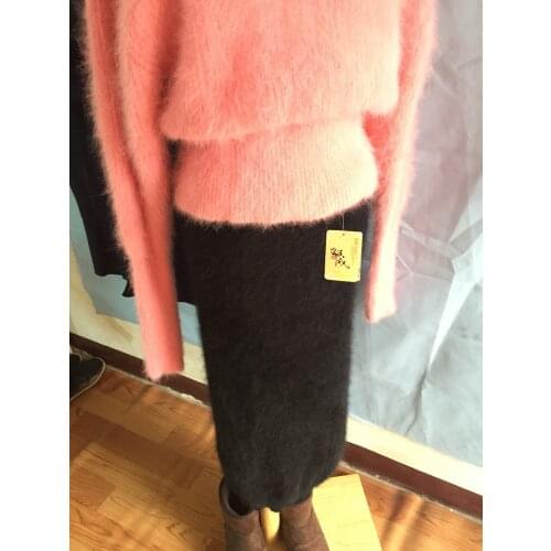 New leisure mink cashmere skirt wholesale FREE SHIPPING J90041