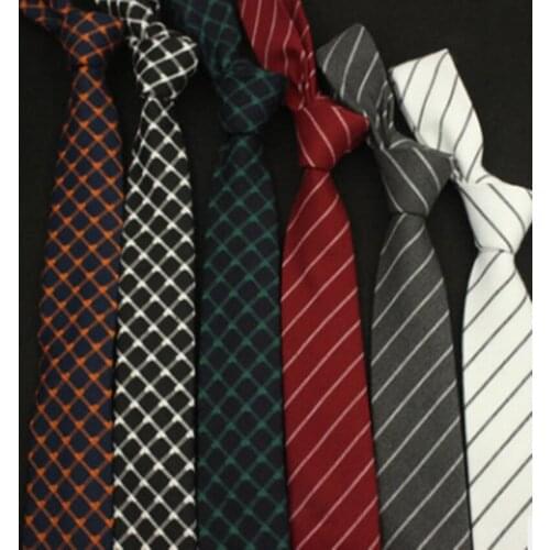 New Fashion Men Ties Decoration striped Plaid Cotton Noeud Papillon Homme Casual Handsome Narrow Tie