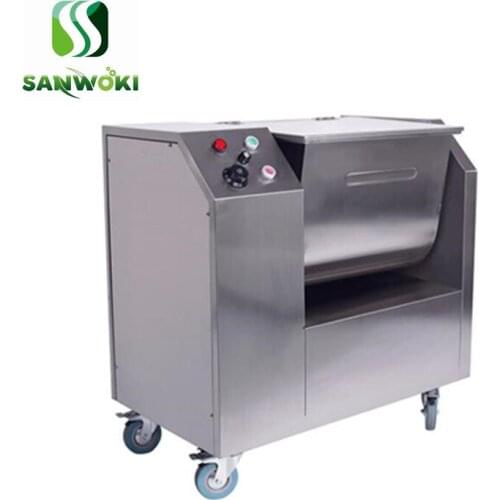 50kg capacity Commercial dumpling skin bread noodle making machine meat sizing machine kneading machine dumpling filling mixer