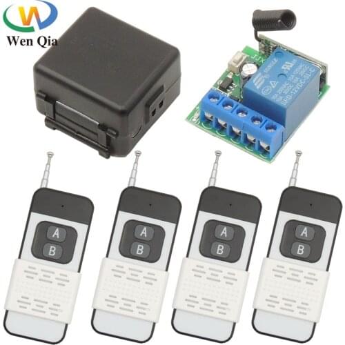 433Mhz Remote Control DC 12V 1CH Receiver Module Wireless Smart Switch 1000m Long Range RF Transmitter For Electromagnetic Lock