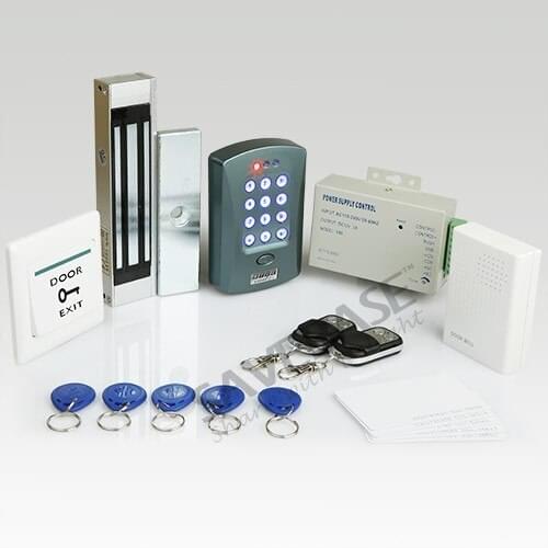 HOMSECUR Remote Controlled RFID Door Access Control System +180kg Magnetic Lock+ Doorbell