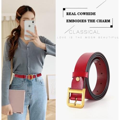 Luxury Belt With Metal Buckle Black Wide Leather Women Waist Belts White Brown Ladies Dress Corset Belts cinturones