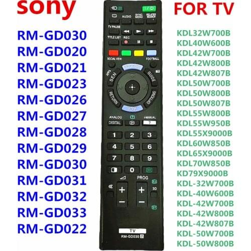 RM-GD030 New Remote For SONY Smart TV Control RM-GD023 GD033 RM-GD031 RM-GD032 RM-GD027 For KDL32W700B KDL40W600B KDL42W700B