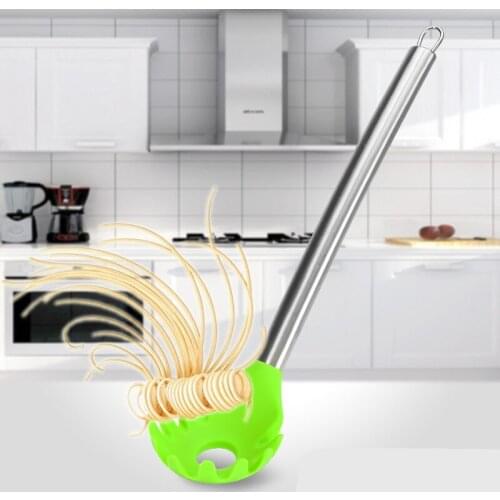 Hot Sale Stainless Steel Handle Silicone Pasta Claw High Temperature Resistant Soft Anti-Scratch Tuck