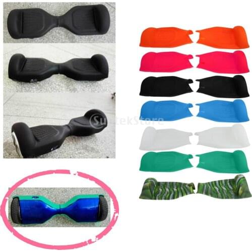 Silicone Soft Flexible Case Half Cover Scratch Protector for 6.5 Inch Self Balance Electric Standing Scooter Hoverboard