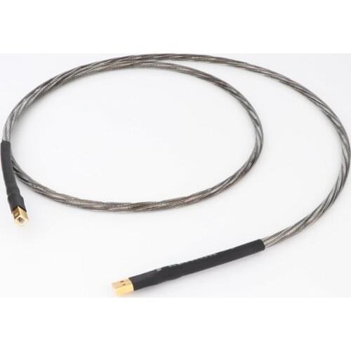 ODIN Hi End A-B Type USB Cables Audio DIY Copper Silver OFC Pure Copper Conductor USB A To USB B Audio Cable Cord Wire