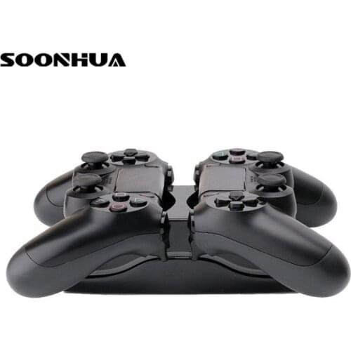 High Quality Dual USB Charging Dock Station Stand For PS4 Game Console Game Controller Handle Charger Cradle Bracket For PS 4