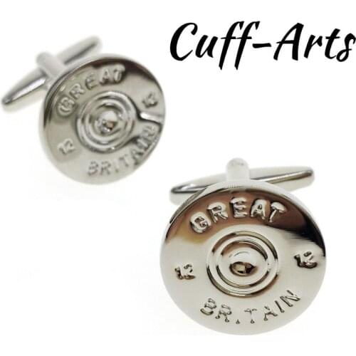 Cuffarts 2018 Cufflinks For Men Letter Great Print Cuff Links Gift Elegant Men Jewelry Tie Clip Cufflinks Gemelos C20012