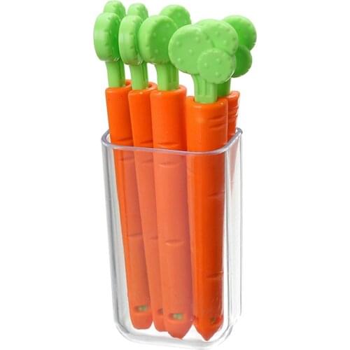 5 Pieces Creative Carrot Sealing Clip Food Snack Bag Sealing Clip For Snack Bags Storage Container Clips Home storage supplies