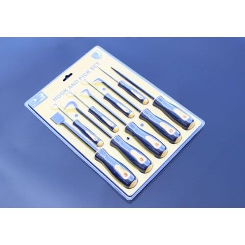 9pcs Scraper Pick & Hook Set O Ring Oil Seal Puller Screwdriver Removal Tool