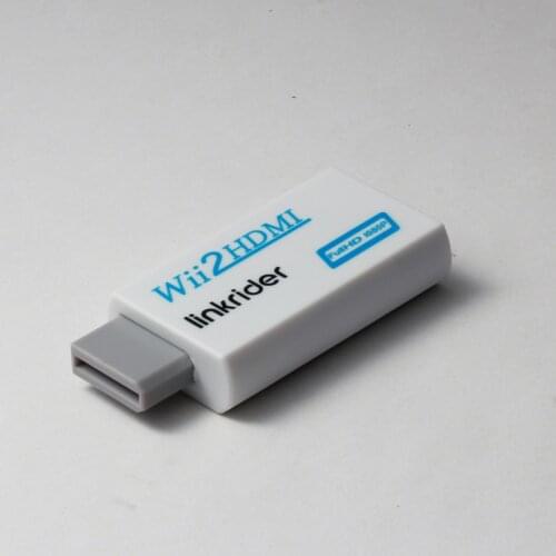 Linkrider Wii to HDMI Adapter, Wii to HDMI 1080P 720P Connector Output Video & 3.5mm Audio - Supports All Wii Display Modes