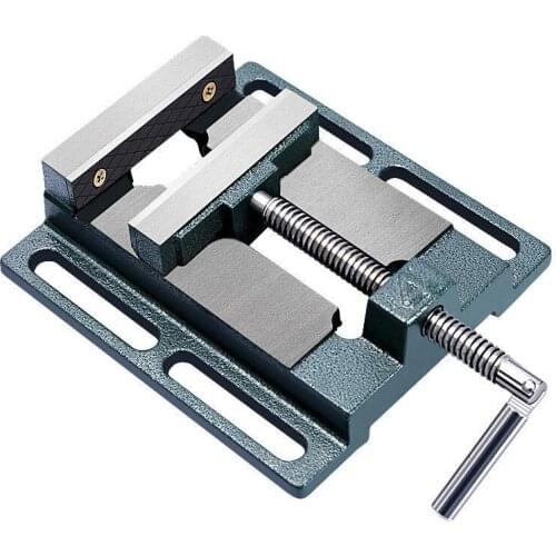 American Flat Jaw Clamp Fixed Table Vise Bench Drill Precision Drill Jig 2.5-6 Inch Clamp Table Home Work