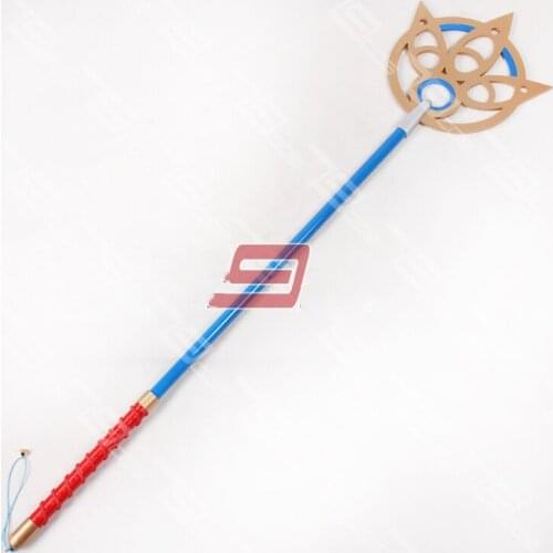 Anime Final Fantasy X FFX Yuna Cosplay Props Walking Sticks & Canes Carnival Halloween performance show