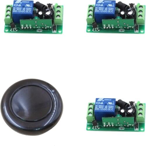 DC 24V Wireless Remote Switch System Remote Controller 12V 1CH 10A Relay Radio Control Switch Transmitter 315/433Mhz