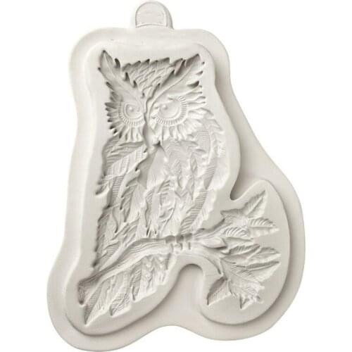 Owl Liquid Silica Gel Mold, Sugar Turning Clay Drop Molding Tool D132