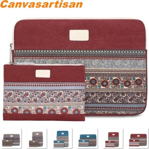 Canvas Brand Laptop Bag 11",12",13",14",15,15.6",13.3",15.4 inch,Sleeve Case For Macbook Notebook Air Pro Compute,Dropship CA42