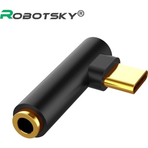 Type C 3.5mm Jack Earphone Cable USB C Male to 3.5mm AUX Audio Adapter USB-C 3.5 Converter Cable For Xiaomi 6 Huawei Mate P20