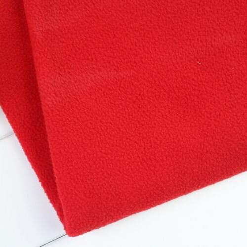 Red Polyester Polar Fleece Fabric anti-pilling one-side Fleece Fabric Handmade Fabric BY THE YARD FREE SHIPPING