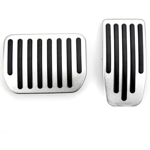 Car Foot Pedal Pads Covers for Tesla Model 3 2017-2021 Non Slip Performance Foot Pedal Pads Auto Aluminum Pedal Covers