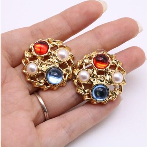 Mixed Color Filigree Sweet Elegant Earring