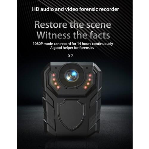 H10 Mini Body Camera HD1296P Police Camcorder Small Portable Audio Recording Wearable Night Vision Vaw Enforcement Trail Cam