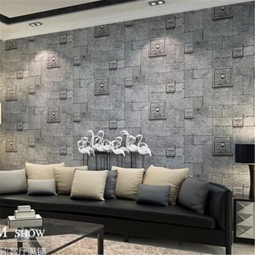 Beibehang wallpaper for wall 3d Deep Brick Wall paper roll home decoration wallcovering papel de parede listrado papel pintado