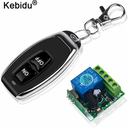 433 Mhz RF Transmitter Electronic Lock Control DIY Wireless Remote Control Switch DC 12V 1CH Relay Receiver Module