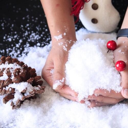 1pcs Fluffy Slime Artificial Snow Instant Snow Powder for Children Charms Lizun Slime DIY Kit Accessories Supplies Funny Gift