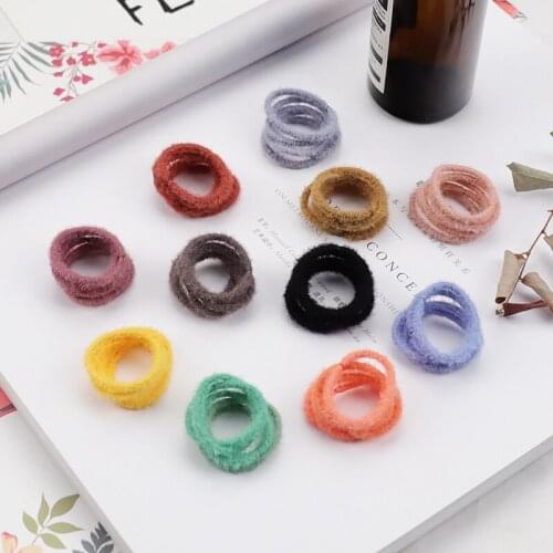 100pcs Baby 3cm Hair Elastic Rubber Band Children Girls Scrunchies Headband Ponytail Holder Gum For Hair Soft Hair Accessories