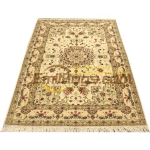 Hand knotted handmade persian silk carpet Popular wholesales chinese handmade silk carpet