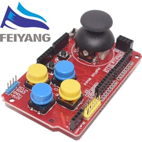 Joystick Shield for arduino Expansion Board Analog Keyboard and Mouse Function DIY