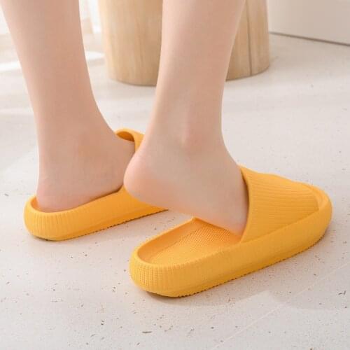 Thick Platform Slippers Women Indoor Bathroom Slipper Soft EVA Anti-slip Lovers Home Floor Slides Ladies Summer Shoes Slippers