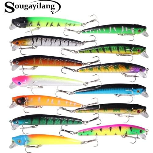 Sougayilang 13pcs Fishing Lure 9g 12.3cm Artificial Bait Fishing Tackle Pesca Fish Eyes Fishing Lure Set Fishing Gear