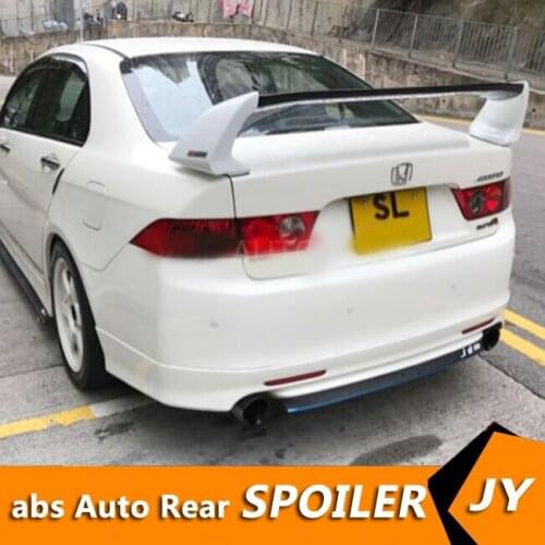 For HONDA Accord Spoiler 2008-2013 Accord FD2 spoiler High Quality ABS Material Car Rear Wing Primer Color Rear Spoiler