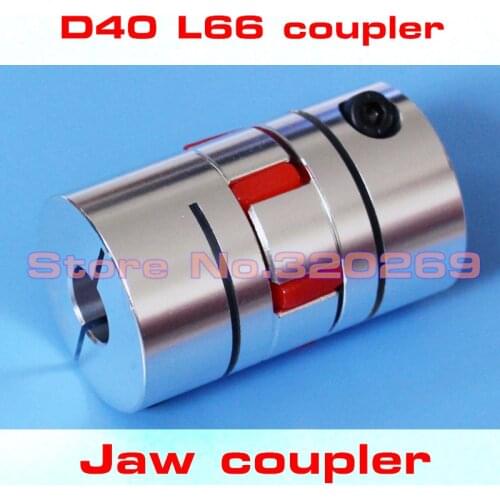 1pcs Flexible Jaw Spider Plum Coupler Shaft Coupling D40 L65 66 8 10 12 12.7 14 15 15.875 16 17 18 19 20 22MM