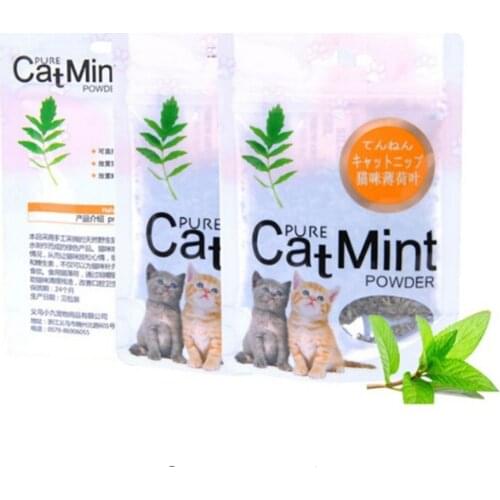 100% Natural Cat Catnip Cattle Grass 5g Cat Mint Leaves Menthol Flavor Funny Cat Treats Toys Cats Supplies