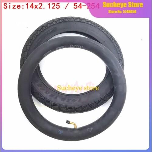14x2.125 54-254 Inner Tube Outer Tyre 14*2.125 ChaoYang Tire for Gas & Electric Scooters E-Bike Baby Carriage Accessory