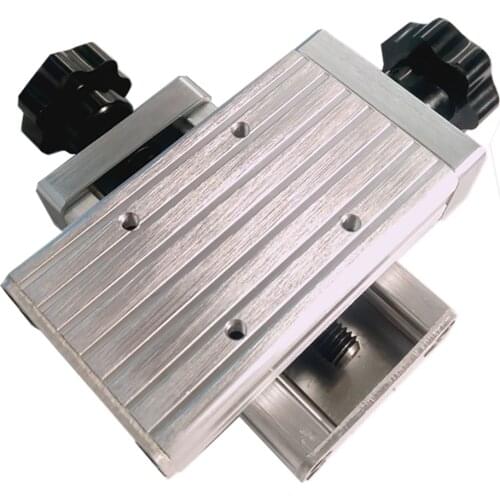 2D Manual Fine-Tuning Cross Slider High Precision Screw Slide Table 60x60MM