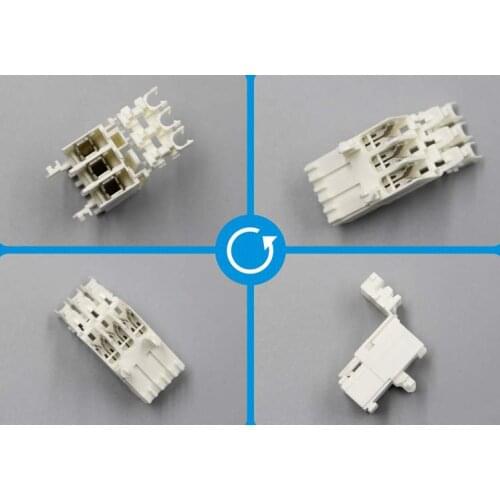 1534072-3 3 Position Rectangular Receptacle Connector IDC Tin TYCO housings TE housings AMP housings connectors parts