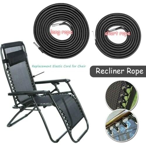 4Pcs/set Universal Sun Lounger Rope Cords Replacement Recliner Elastic Chair Rope Garden Zero Gravity Chair Accessories