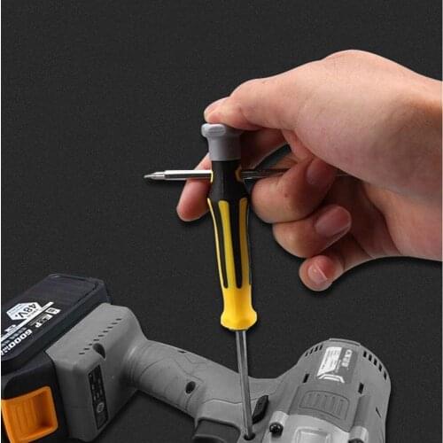 6 In 1 Screwdriver Set Y-shaped U-shaped Triangle Repair Precision Magnetic Screwdriver Set Hexagonal Plum Hand Tools Kits