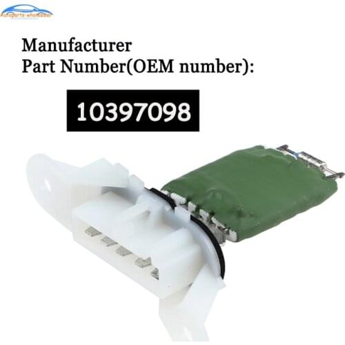 Car 10397098 15-80647 For CHEVROLET EQUINOX/ HUMMER H3 H3T/PONTIAC SOLSTICE TORRENT/SATURN HVAC Blower Motor Resistor