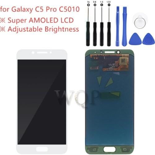 For samsung galaxy c5 pro c5010 lcd display touch screen digitizer Assembly for Galaxy C5 Pro lcd display repair spare parts
