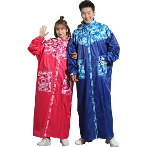 Electric Motorcycle Raincoat Long Coat Women Windbreaker Bicycle Male Rain Coat Suits Hiking Thickened Poncho Rain Partner Gift